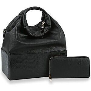 Handbags for Women Fashion Tote Bags  Top Handle Satchel Purse Set 2 pcs